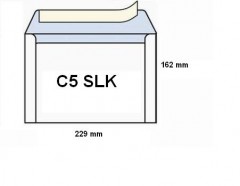 Конверт Ukrainskii Papir Plic C5 SLK cu fereastră